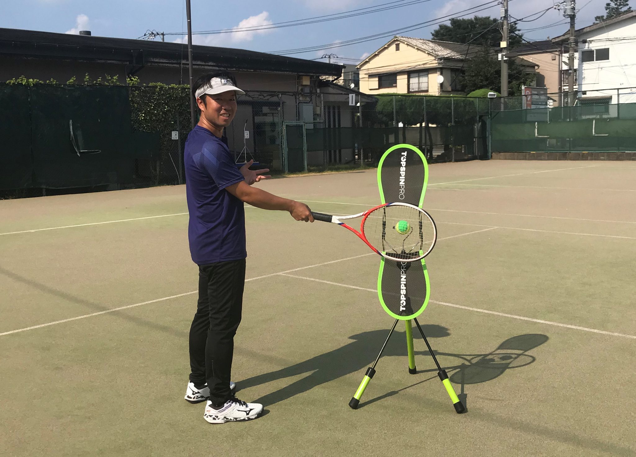 テニス練習器具『トップスピンプロ』のご紹介 - 非常識なテニス上達理論